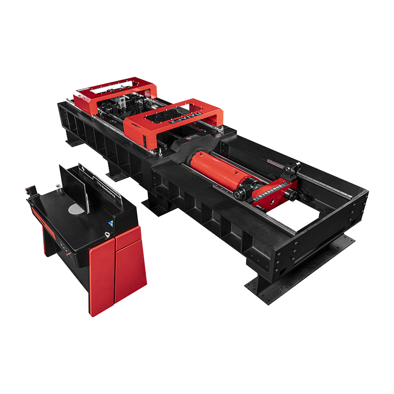 Mikroprocesorem řízený elektrohydraulický servo univerzální testovací stroj (horizontální)